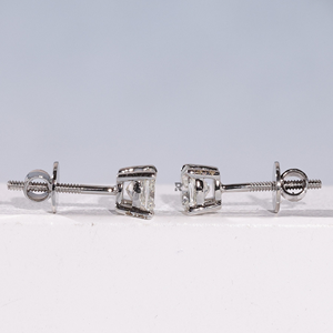 Cushion Cut Lab Grown Diamond Stud <b>Earrings</b> 0.30-2.00ct 10k-18k Solid Gold IGI Certified VS1 Clarity E Color Women's <b>Fine</b> - Product Image 2
