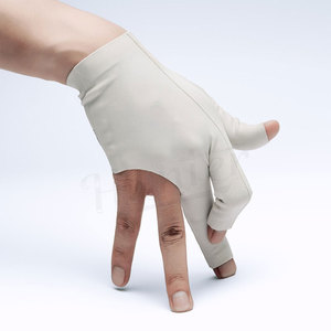 Gants de billard personnalisés de haute qualité en polyester et élasthanne pour le bureau, la gym, la pêche – Unisexe pour joueurs de billard - Product Image 4