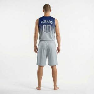 Conjunto de Camiseta y Pantalones Cortos Personalizados para Equipo de Baloncesto, Hechos en Fábrica - Product Image 3