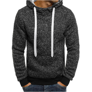 Sweat-shirt en bambou et élasthanne personnalisé, très vendu, pour homme, décontracté et confortable, sweat à capuche pour homme - Product Image 1
