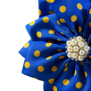 Broche de moda Sigma Gamma Rho con diseño de pata de gallo azul y dorado, elegante pin de solapa, joyería llamativa, accesorio decorativo, venta al por mayor, personalizado - Product Image 5