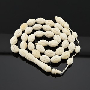 Artisan Crafted Bone Tasbih 99 <b>Beads</b> Muslim Religious Gift Item - Product Image 2