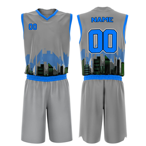 Ensemble d'uniformes de basketball de haute qualité, maillot de sport premium avec logo personnalisé, production en gros par usine OEM - Product Image 1