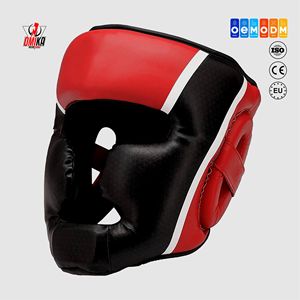 Best Protection Performance Customized Color Size Comfortable MMA Leather Kick Boxing Head Guard for Men Custom Logo OMIKA - Product Image 1