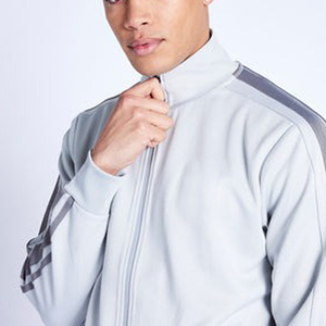 Conjunto de chándal deportivo para hombre, diseño OEM, estampado en blanco, informal, de peso pesado, con cremallera completa, para actividades al aire libre, gran venta. - Product Image 4