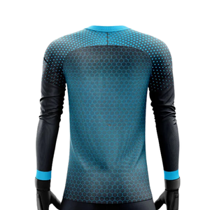 Ensemble de gardien de but Micro Dot Fade, maillot à col rond à manches longues, short pour homme, polyester écologique, respirant, séchage rapide, football - Product Image 4