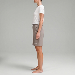 Shorts Deportivos de Verano para Mujer, de Algodón, Tejidos, de Cintura Alta, Transpirables, para Yoga, Fitness y Uso Casual - Product Image 4
