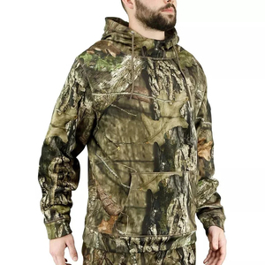 Sweat à capuche pour homme de haute qualité, design camouflage, logo personnalisé, impression par sublimation, respirant, manches longues - Product Image 5