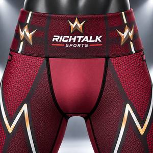 Men's Basketball Fitness Training Tight-Fitting Leggings High-<b>Elasticity</b> Breathable Quick-Drying Five-Point Full-Length Solid - Product Image 4