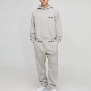 Ensemble de survêtement sportif pour homme, respirant et écologique, en tissu technique polaire, à motifs floraux, pour l'entraînement et le jogging - Product Image 1