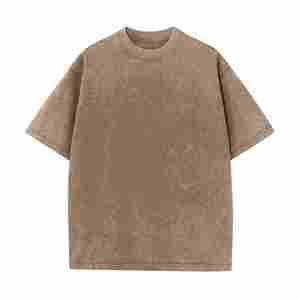 Camiseta Extra Grande de Primera Calidad con Logotipo Personalizado, Lavada al Ácido, Ecológica, para Hombre, 100% Algodón, Camisetas Lavadas al Ácido - Product Image 1