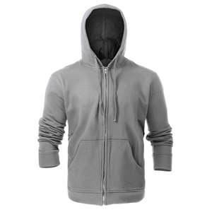 100% C เสื้อฮู้ดขนแกะที่ทนทานต่อไฟเสื้อผ้านิรภัยสีเทาอ่อน-ขนาดเล็ก - Product Image 1