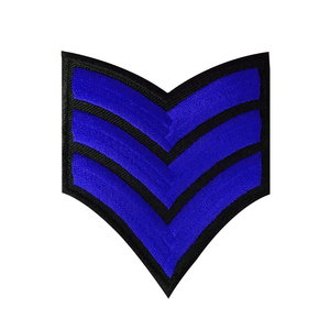 Insignia de Chevron de Alta Calidad para Uniformes, Parches y Emblemas Bordados Decorativos para Atuendos Formales, Servicio OEM - Product Image 4