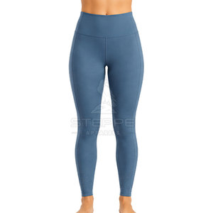 Leggings pour femmes sur mesure, style nouveau, couleur personnalisée, hiver, décontractés, taille haute, respirants, en spandex/polyester, fabriqués au Pakistan - Product Image 5