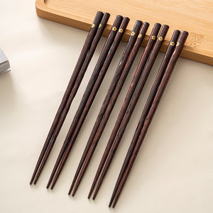 Palillos de Madera Natural Reutilizables, Aptos para Lavavajillas, Hechos a Mano, para Cocinar, Comer, Restaurantes y Hogar - Product Image 4