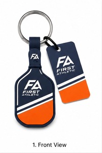 Decorative Pickleball Keychain Featuring Paddle and Ball Charm Strong Metal Key <b>Ring</b> Ideal for Daily Use and Gift Giving - Product Image 4