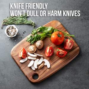 Tablas de Cortar de Madera de Acacia, Tabla de Cortar Resistente, Tablas para Servir con Orificio para Colgar, para Carne, Pan y Verduras - Product Image 2