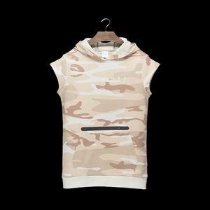 Vente chaude en gros : Sweat à capuche sans manches personnalisé pour homme, idéal pour l'entraînement et la gym, avec impression par sublimation – Prix de gros pour sweats à capuche sans manches - Product Image 3