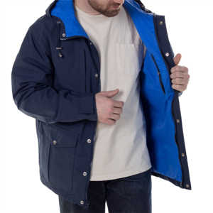 Autumn <b>Parka</b> Jacket Canvas Stand Collar <b>Waterproof</b> Insulated Warm Outdoor <b>Coat</b> for Extreme Cold Weather - Product Image 6