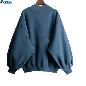 Sudaderas con Capucha Cortas de Algodón para Mujer, Estilo Nuevo, Cuello en V, Forro Polar, Tallas Grandes, Venta al por Mayor - Product Image 4