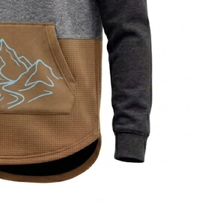 Sudadera con Capucha Personalizada de Lana de Oveja, Corte Holgado y Cómodo, Producción al por Mayor OEM/ODM - Product Image 4