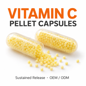 Cápsulas de Vitamina C en Perlas de Liberación Sostenida, Suplemento OEM ODM - Product Image 1