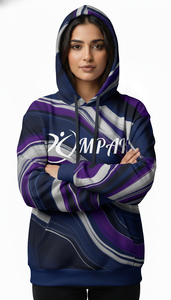 Sweat à capuche unisexe oversize de haute qualité pour l'hiver, style streetwear, avec broderie et impression par sublimation intégrale, pour un usage décontracté - Product Image 4