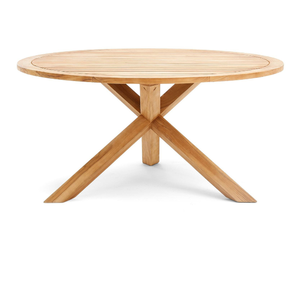 ชุดโต๊ะเก้าอี้รับประทานอาหารไม้สักสำหรับตกแต่งบ้าน สไตล์หรูหราสำหรับลานกลางแจ้ง - Product Image 4