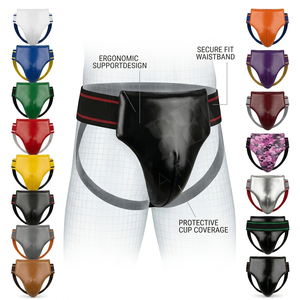 Protector Inguinal de Cuero PU Personalizado con Nombre de Marca Propia en Oferta, para Artes Marciales, Boxeo, MMA, Karate, Kickboxing, Almohadillas Protectoras Deportivas - Product Image 1