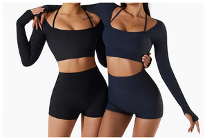 Conjuntos Deportivos Súper Geniales para Mujer - Ropa de Entrenamiento, Ropa Deportiva, Moda Fitness, Conjuntos de Sujetador Deportivo - Product Image 3