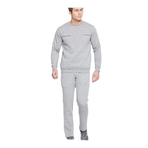 Mode hommes 2 pièces Jogging sport ensemble à manches longues survêtement en saison estivale 100% coton imprimé Design bas prix - Product Image 1