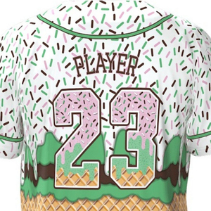 Camiseta de béisbol de alto rendimiento, ligera, con botones, transpirable, de secado rápido, uniforme deportivo para hombre - Product Image 6