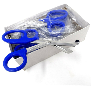 Ciseaux médicaux d'urgence pour traumatismes, robustes, en acier inoxydable, ciseaux de sauvetage professionnels à bout arrondi, outil utilitaire pour couper les bandages - Product Image 4