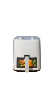 Modern Purple Plastic <b>Air</b> <b>Fryer</b> 5L Observation Window Manual Control PTFE Non-Stick Single <b>Basket</b> Countertop Electric Household - Product Image 2