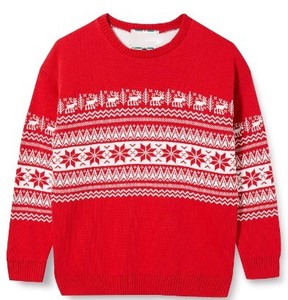 OEM Men's Fashion Wool-Cashmere <b>Christmas</b> Ugly <b>Sweater</b> Custom Design Regular Fitting Long Sleeves Crew Neck Pullover for Autumn - Product Image 4