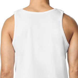 <b>Men's</b> <b>White</b> Adult Sleeveless Tank Top Premium Cotton Athletic <b>Vest</b> Breathable Lightweight for Gym Fitness Training Running - Product Image 6