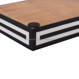 La bandeja con incrustaciones de hueso ecológica hecha a mano más vendida, elegante organizador de encimera de baño, Apto para lavavajillas, decoración de uso diario - Product Image 4