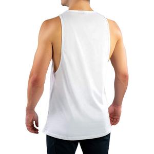 เสื้อกล้ามออกกำลังกายผ้าฝ้ายถักทอระบายอากาศได้ดีสำหรับผู้ชายเสื้อกล้ามสำหรับวิ่งออกกำลังกายฟิตเนส100% น้ำหนักเบาออกแบบได้ตามต้องการ - Product Image 2