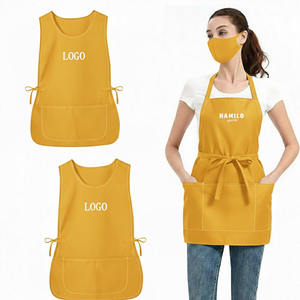 Delantal de Carpintero Ajustable de Algodón Resistente con Correa Cruzada y Bolsa para Herramientas, Uniforme de Trabajo con Color Personalizado para Personal de Restaurantes y Bares - Product Image 5