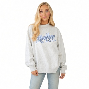 Sweat-shirt surdimensionné à col montant pour femme, pull décontracté classique, coupe décontractée à manches longues, vêtement confortable pour tous les jours, tendance - Product Image 2