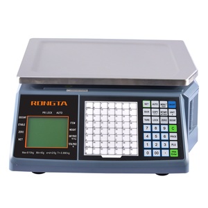 Báscula de Banco Digital RSL1000 con Contador de Etiquetas de Código de Barras y Pantalla LCD OEM, Precisión de 0.1g, Capacidad de 15KG para Supermercados y Tiendas Minoristas - Product Image 4