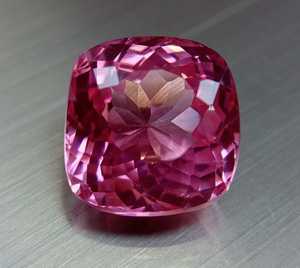 Morganita Rosa, Corte Cojín, Piedra Preciosa Natural Rara, Certificada, Color Rosa Melocotón, Piedra de Joyería Premium - Product Image 3
