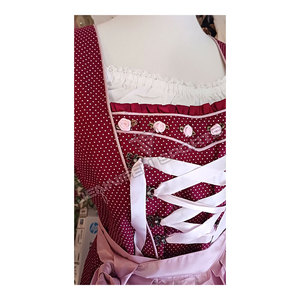 Robe chemise allemande traditionnelle pour femme, tenue Dirndl pour l'Oktoberfest - Product Image 2