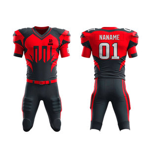 <b>Cheap</b> Price Sports Team Wear American Football Uniform Customized Logo Printed 100% Polyester Quick Dry OEM Service - Product Image 1