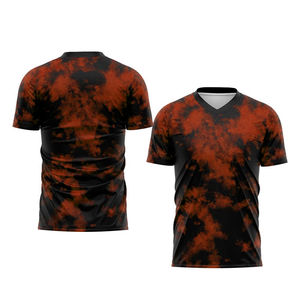 Venta al por mayor de camisetas de fútbol deportivas transpirables, personalizadas, sublimadas e impresas, producto nuevo de diseño moderno. - Product Image 1