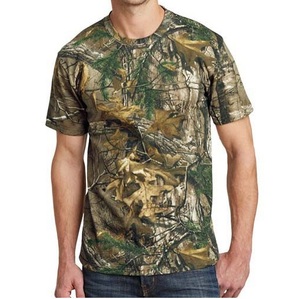T-shirts d'été à col rond et manches courtes, motif camouflage Real Tree, style streetwear, personnalisables par sublimation, en vente. - Product Image 5