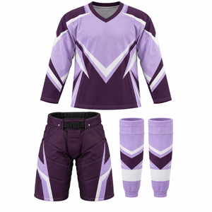 Servicios OEM para Adultos, Uniformes de Hockey sobre Hielo Unisex Personalizados, Ropa Deportiva de Equipo con Todas las Tallas Disponibles, Hechos de Poliéster - Product Image 1