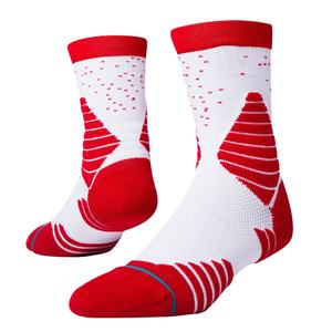 Chaussettes de basket antidérapantes multicolores imprimées par sublimation Chaussettes de sport rayées pour hommes Chaussettes de basket professionnelles - Product Image 1