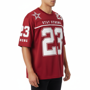 Ropa Deportiva de Fútbol al por Mayor, Últimos Modelos, Talla Grande, de Poliéster, Malla Lisa, Estilo Americano, de Alta Calidad - Product Image 3