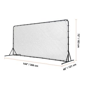 Rete Rimbalzante Portatile in Ferro 12x6FT per Calcio, Attrezzatura per Allenamento Giovanile con Rete da Pallavolo e Borsa Regalo per Allenamento Sportivo - Product Image 4